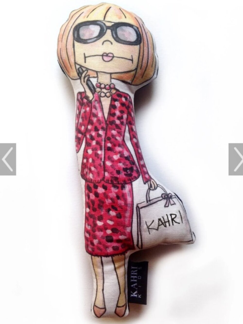 Little Anna Doll Anna Wintour Plush Vogue British editor - Picture 3 of 3